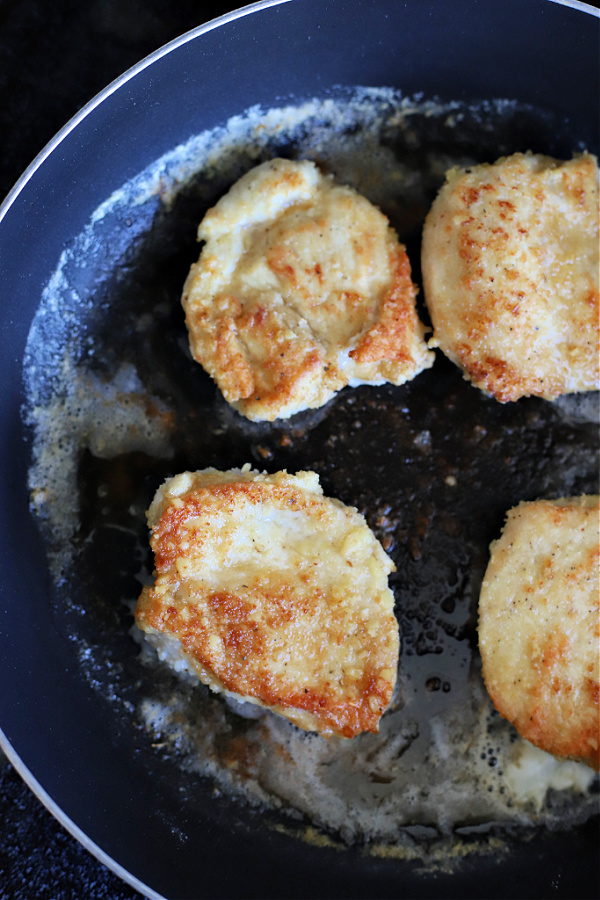 browning chicken breast in skillet