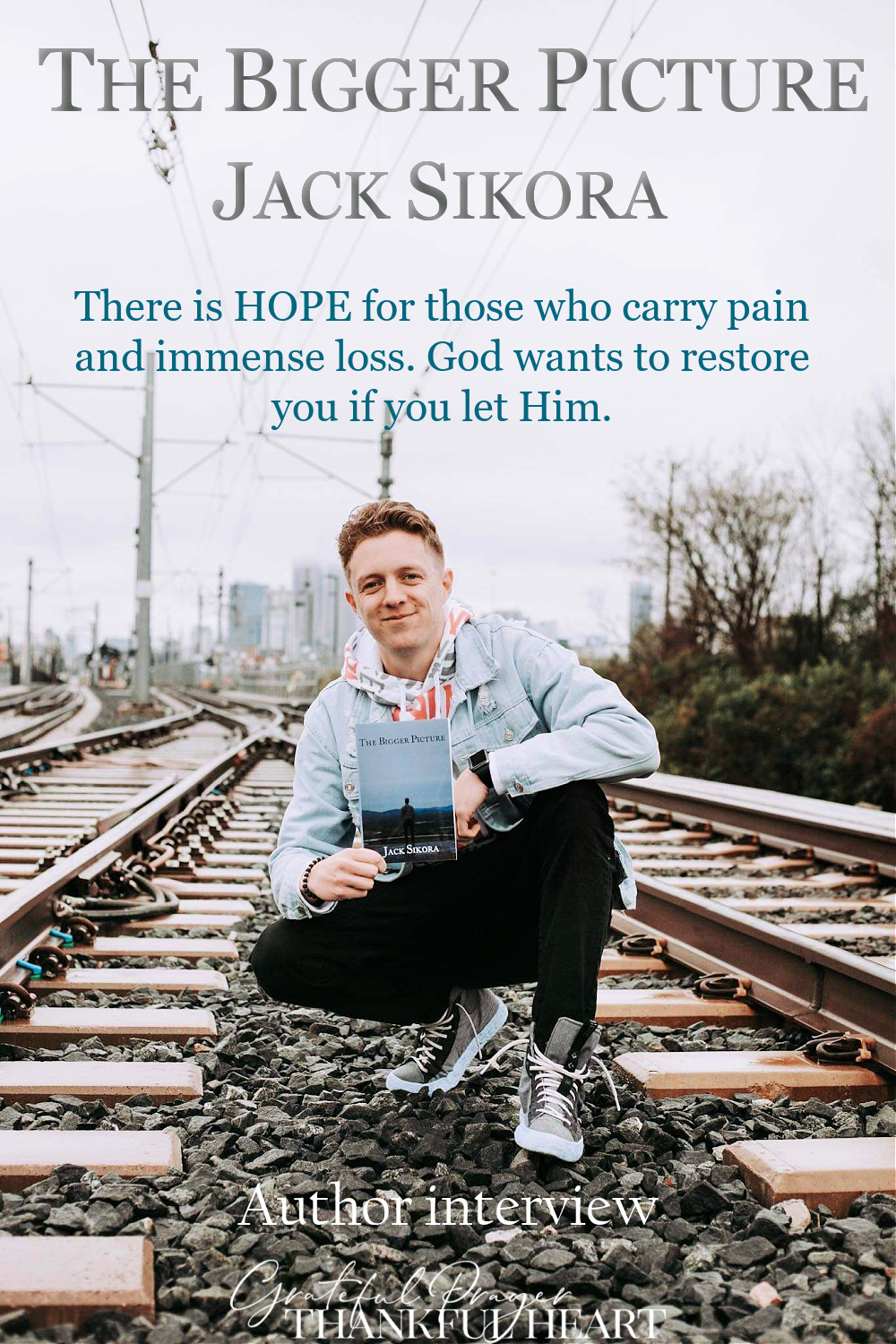 Have you ever been just so overwhelmed, facing huge losses and pain from struggles with a close relationship? Jack Sikora, in his just released book, The Bigger Picture, shares in a video interview, his journey with hopes to encourage others who are walking a hard path.