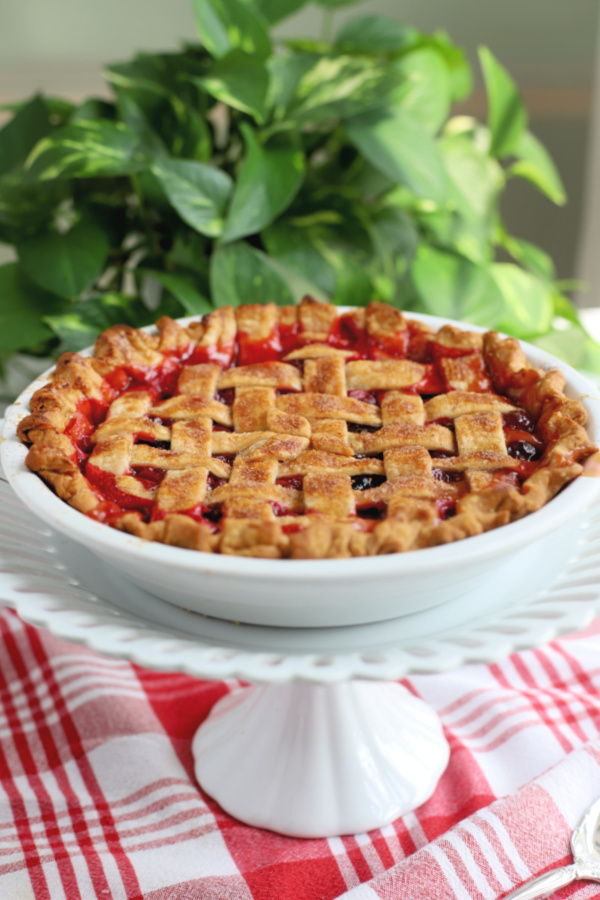 How to make a lattice pie crust tutorial