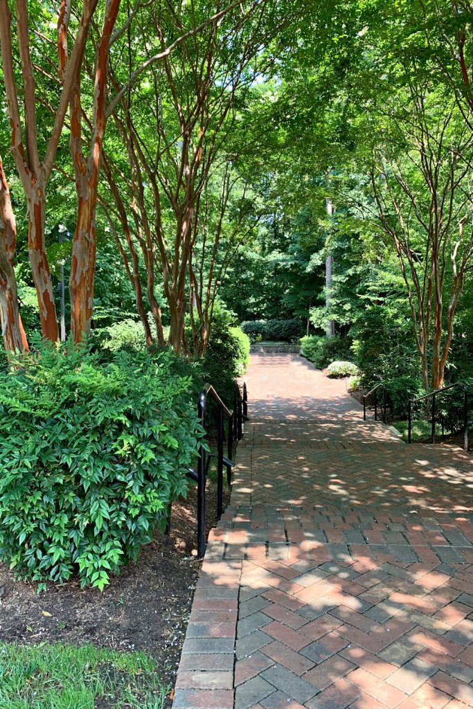 Memorial Prayer Garden where Billy is buried next to his wife, Ruth near The Billy Graham Library in Charlotte, NC.