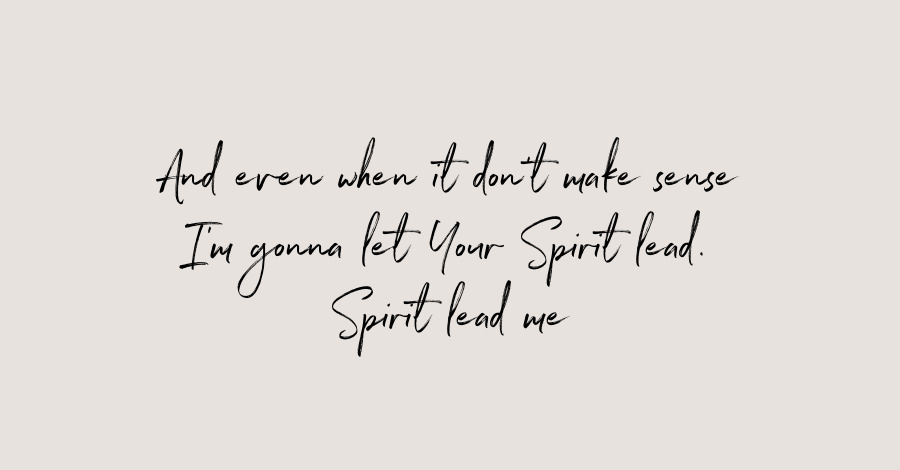 If you say, I will obey Christian faith and encouragement Spirit Lead Me video song and lyrics by Michael Ketterer music publishing.