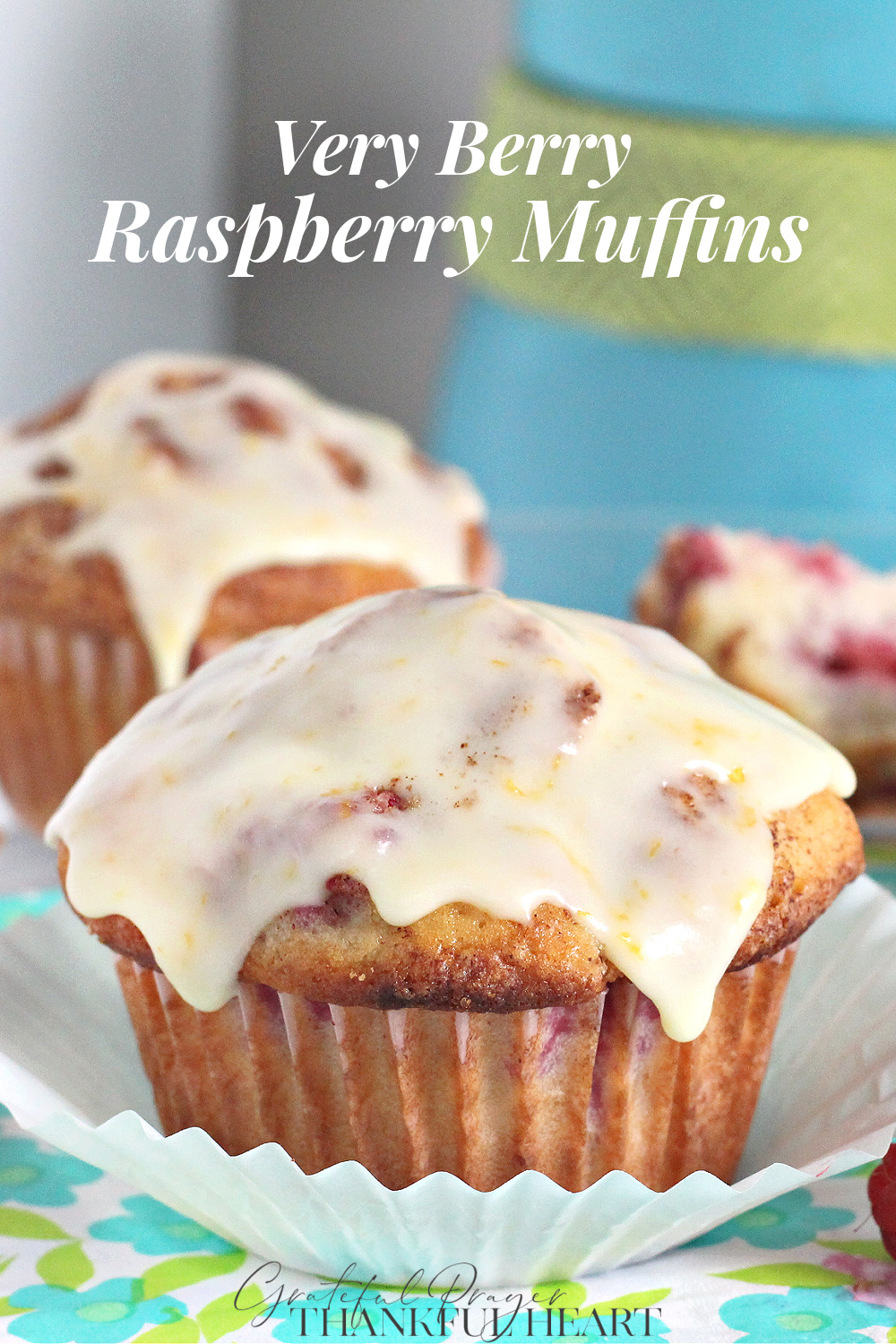 Easy recipe for classic muffin with your favorite berry. These very berry muffins are filled with raspberries with an orange glaze frosting.