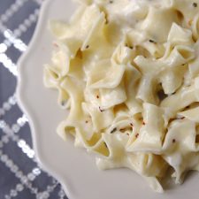 Baked Egg Noodles with Cheese