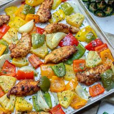 Sheet Pan Pineapple Chicken